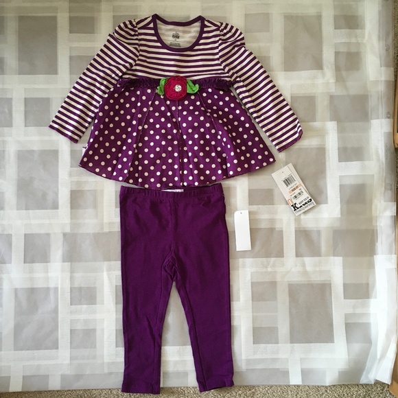 Headquarters baby girl 2 piece set size 2T. - Picture 7 of 8
